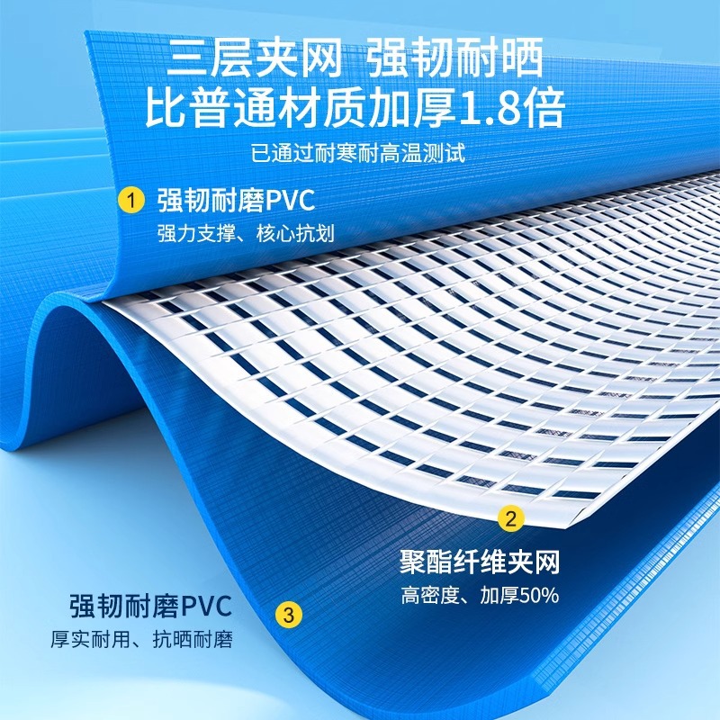 Bestway inflatable swimming pool is a large, thickened outdoor water play pool for both adults and children Application Scenario