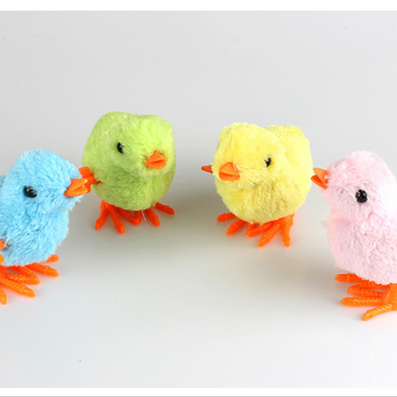 Douyin toys, spring-shaped simulation chicks, Jumping baby mini plush chicks, children's habitual nostalgic classic toys Specification image