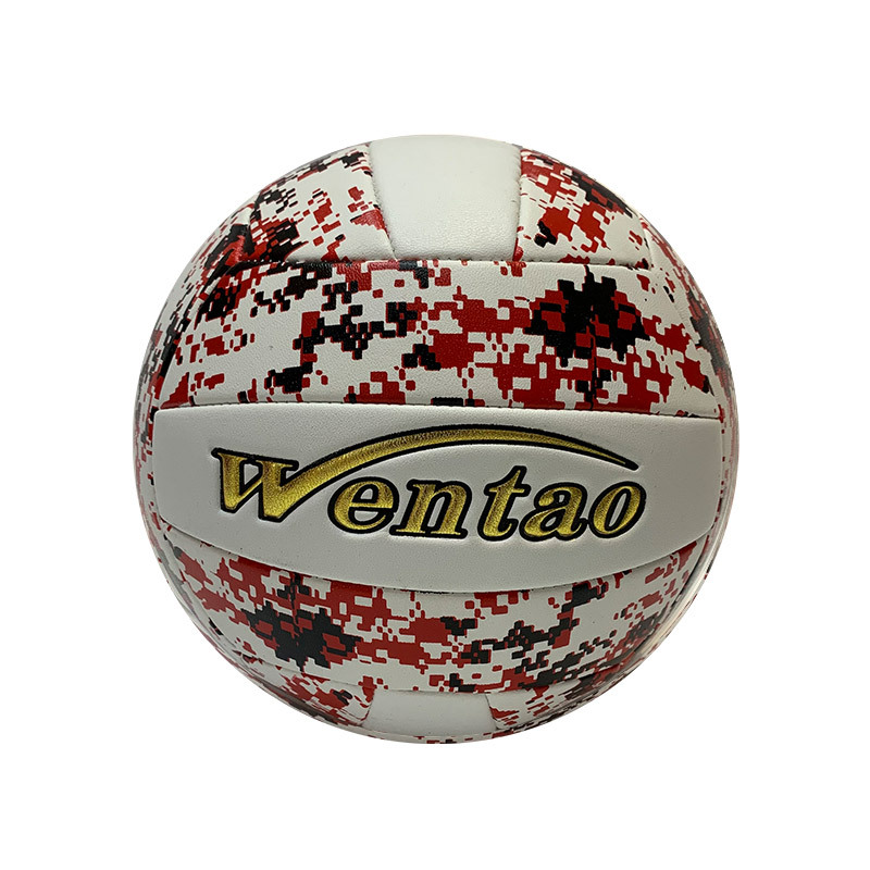 Cross-border camouflage volleyball No. 5 standard student training volleyball, pvc inflatable machine sewn volleyball manufacturer in stock details Picture