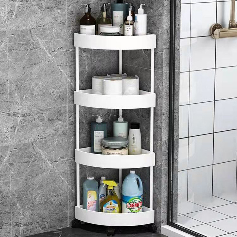 Bathroom storage racks, corner racks, bathroom storage racks, floor-standing toilet and washroom multi-layer racks Specification image