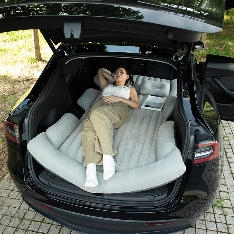 Wholesale of cross-border SUV car inflatable mattresses, PVC flocking trunk travel beds, outdoor camping and picnic air mattresses Wholesale of cross-border SUV car inflatable mattresses, PVC flocking trunk travel beds, outdoor camping and picnic air mattresses