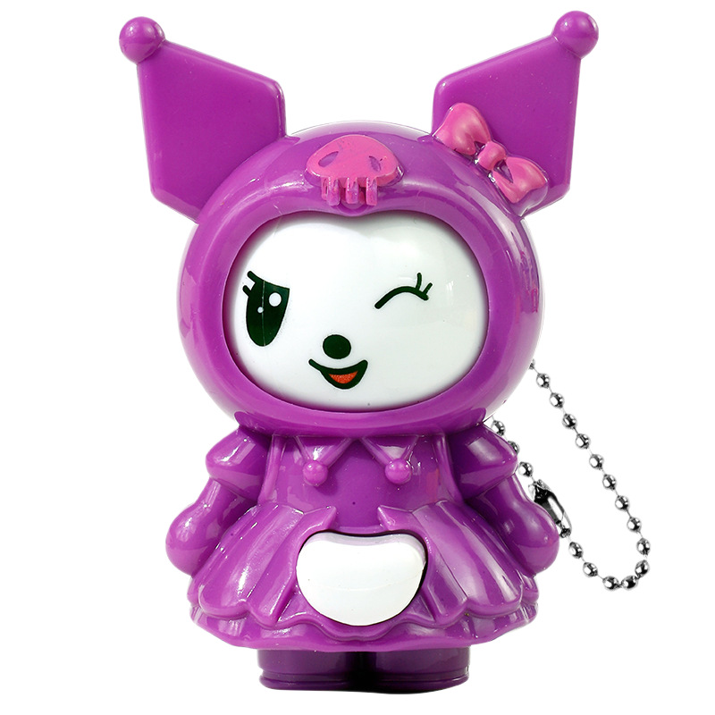 Sanli Cartoon Press-and-face-changing Kuro keychain Children's creative and trendy toy gifts wholesale in Southeast Asia Item Picture