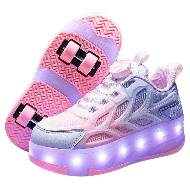 Niños mob shoes caminar zapatos al por mayor niñas invisible shrink skates hombres deportes estudiantiles patines de ocho ruedas patines de clase de scooter patines de ruedas star skywheel patines de ruedas Item Picture