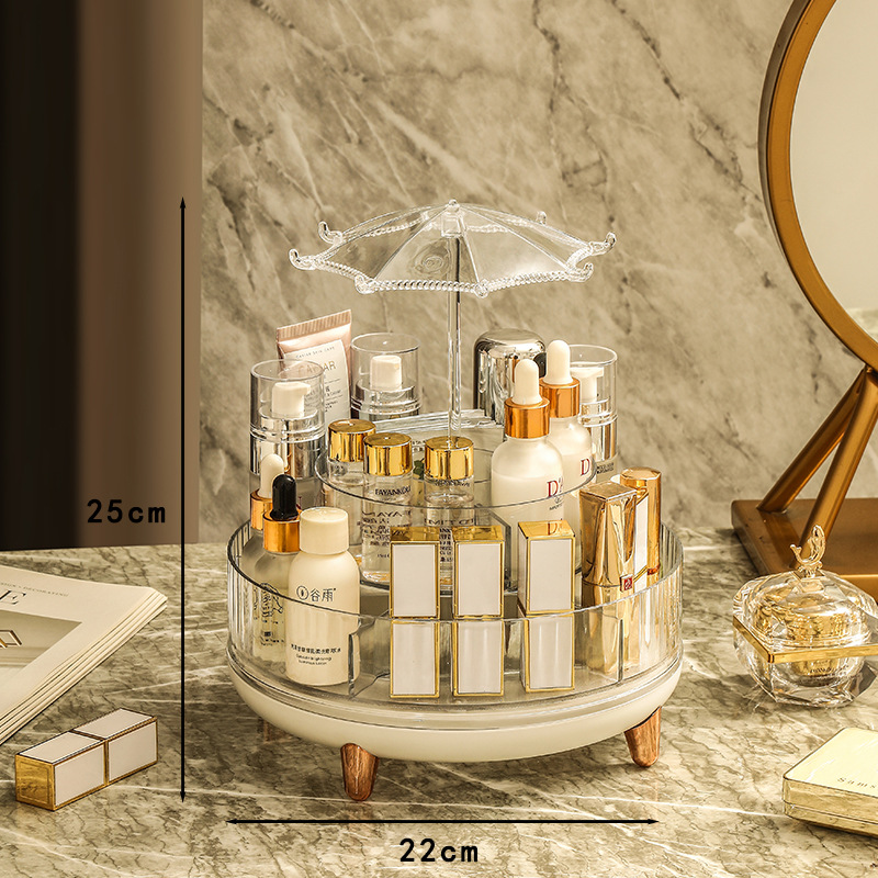 Lipstick storage box, desktop cosmetics, lipstick display stand, thickened transparent essence, eye cream and skin care product rack Item Picture