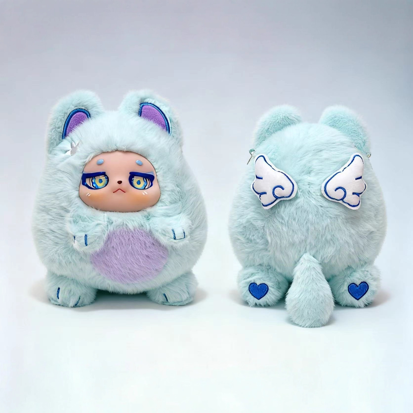 Customized blind box of seven colorful plush toys, trendy toys, water dolphin Lulu wholesale plush toys Item Picture