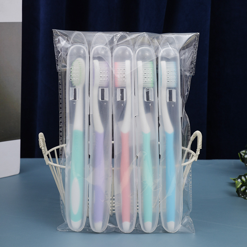 Private domain live streaming supply of American soft-bristled toothbrushes for dental hospitals and clinics. Individually packaged 5 durable toothbrushes for gum protection