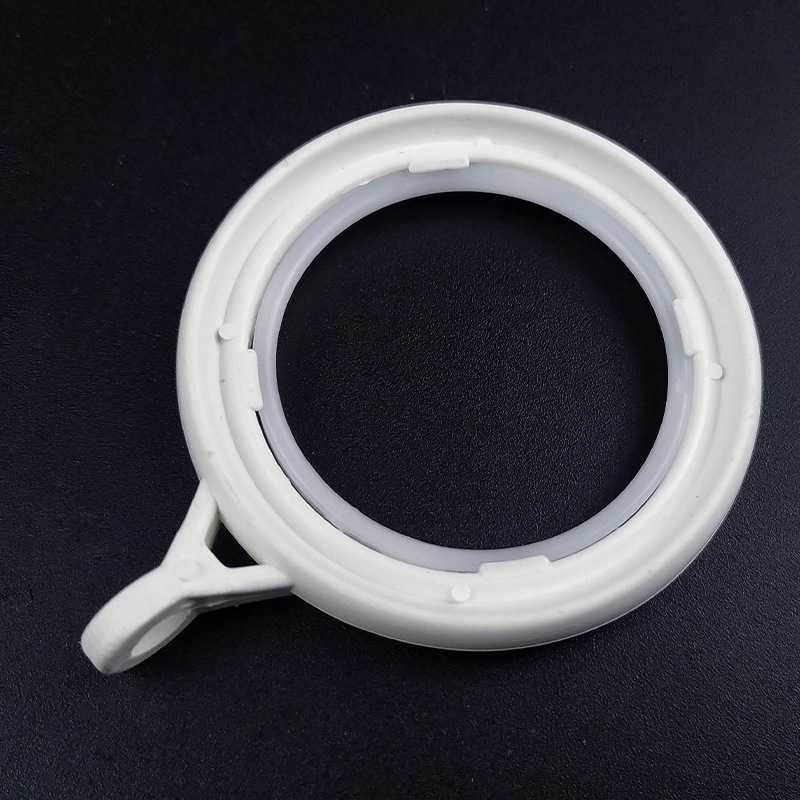 窗帘环加厚布艺窗帘环防滑静音窗帘环挂钩家用简约风产品图