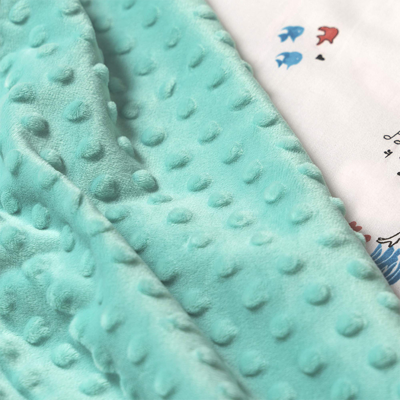 Cartoon-printed portable one-piece mermaid nap mat, kindergarten sleeping bag, children's cotton-padded blanket, anti-kick sleeping bag Specification image