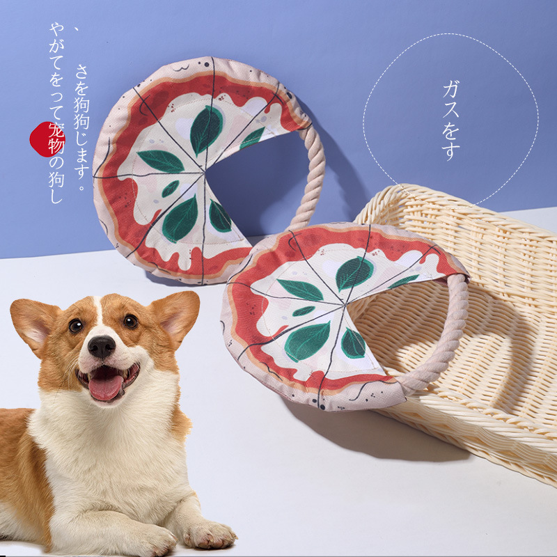 Pet toy, dog frisbee, outdoor training, rope frisbee, bite resistant, stretchable, rope toy, retrieval training