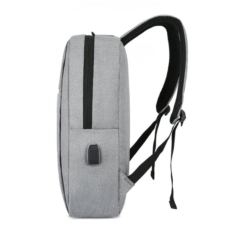 The 2025 new model of casual business computer backpack for students, a large-capacity men's business travel backpack with printed LOGO Application Scenario
