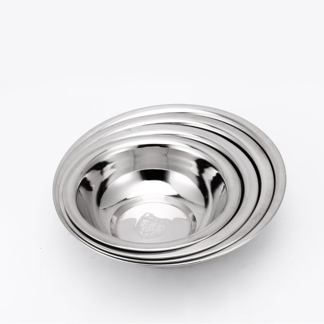 Stainless steel ladle, stainless steel soup bowl, soup basin, small bowl, seasoning basin, kitchen, hotel, restaurant, restaurant seasoning bowl, ladle Item Picture