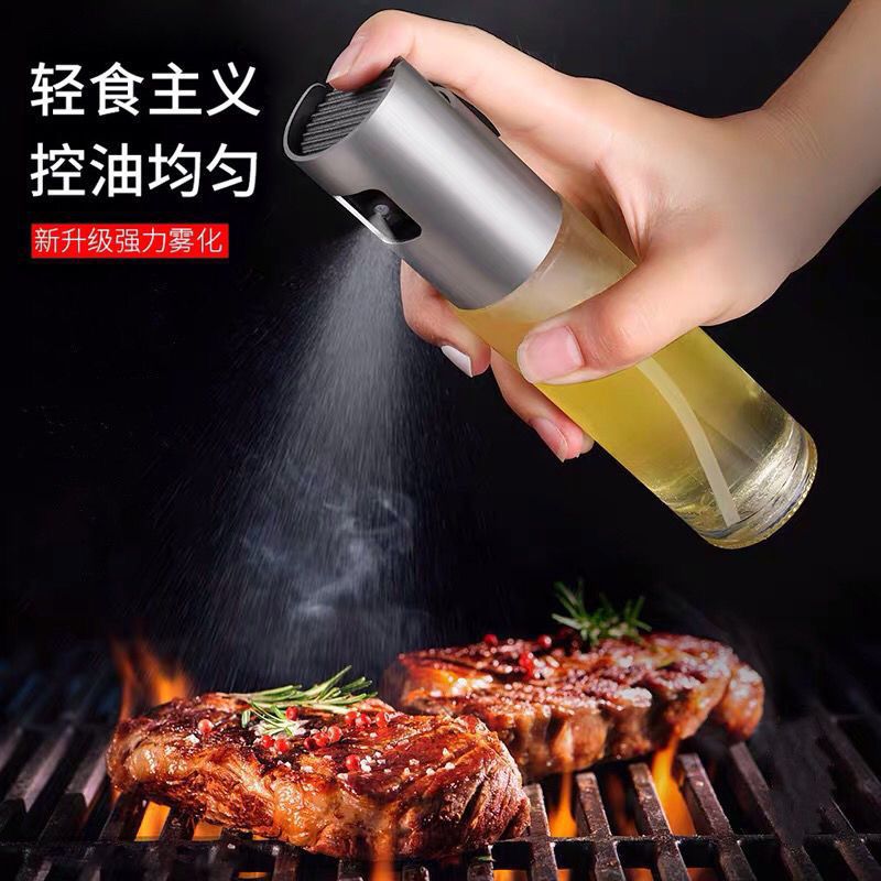Lightweight 100ml oil sprayer, glass oil sprayer, oil bottle, kitchen household barbecue oil sprayer, spray oil control without oil sticking details Picture