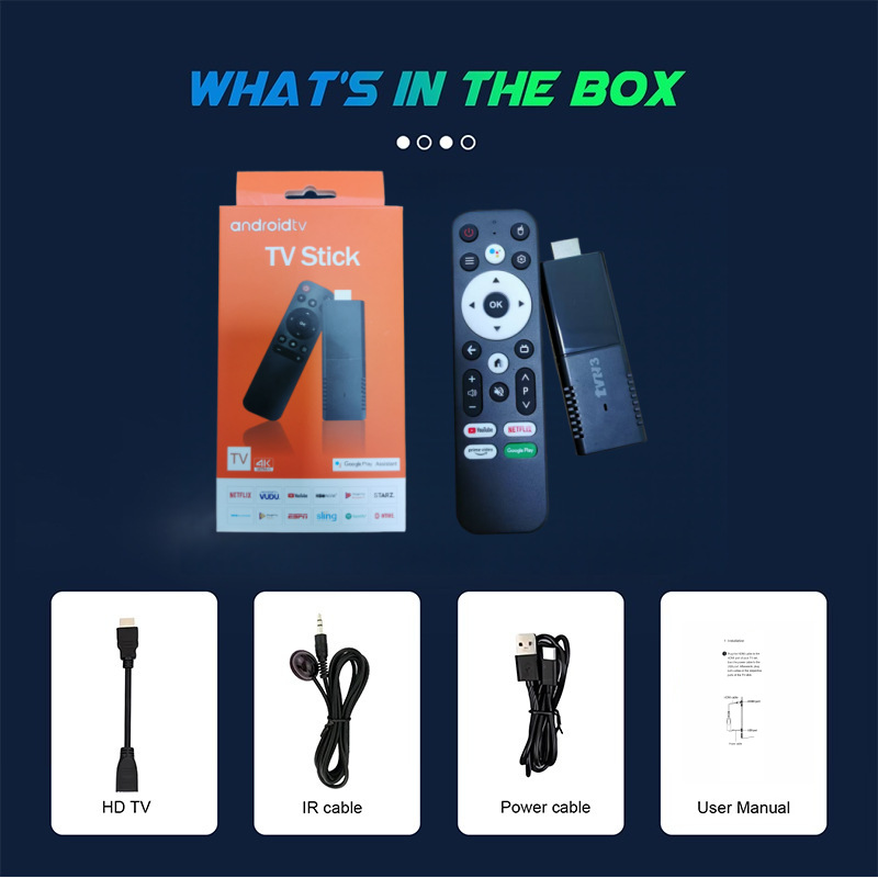 跨境亚马逊爆款TVR3安卓10双频WIFI+BT网络机顶盒TVBOX播放器