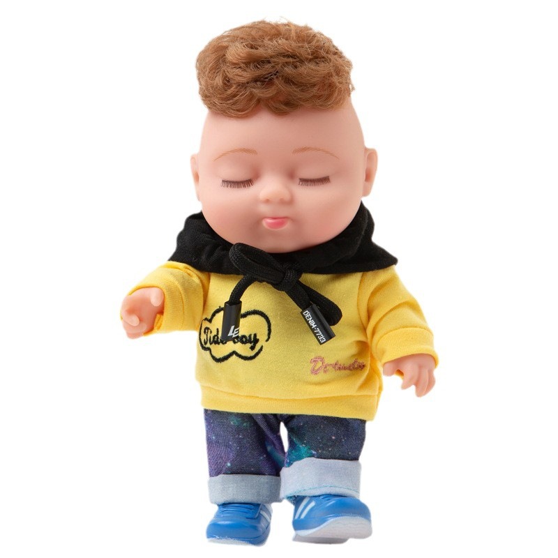 搪胶/芭比娃娃/聚美DIY潮品/拉布布/手工娃娃白底实物图