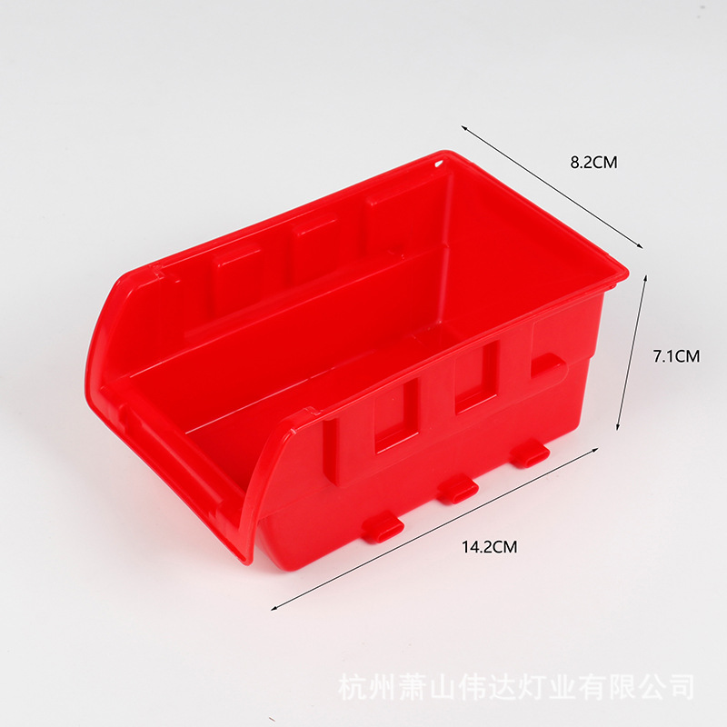 New material thickened plastic box, hardware tool box, parts, screw box, rectangular combination bevel storage box, direct supply details Picture