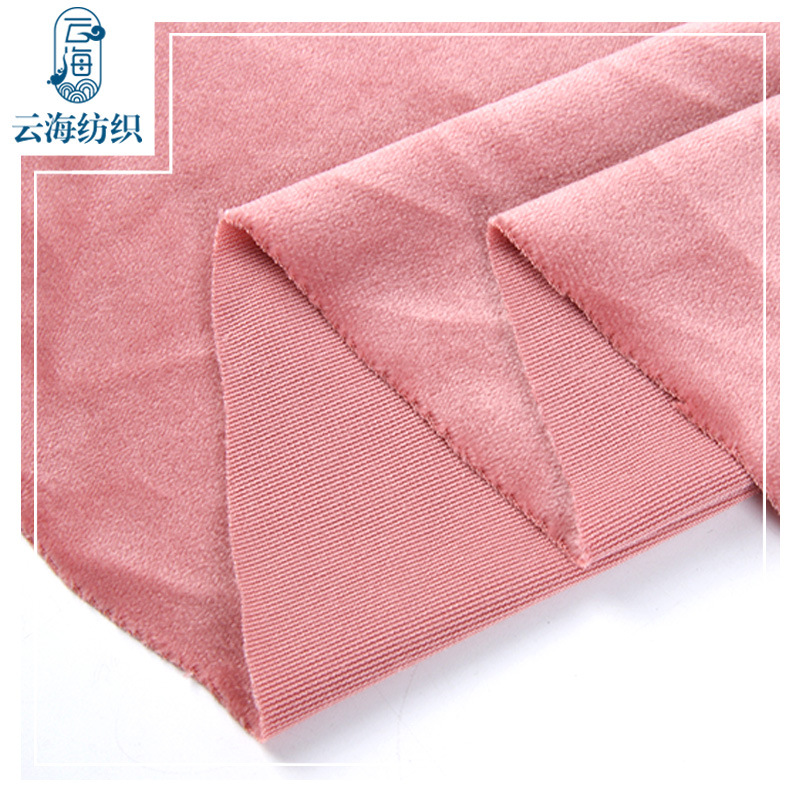 Sunshine fleece, golden fleece, short wool polyester, ammonia, non-falling stretch knitted sportswear set, French fleece single-sided fleece fabric Application Scenario