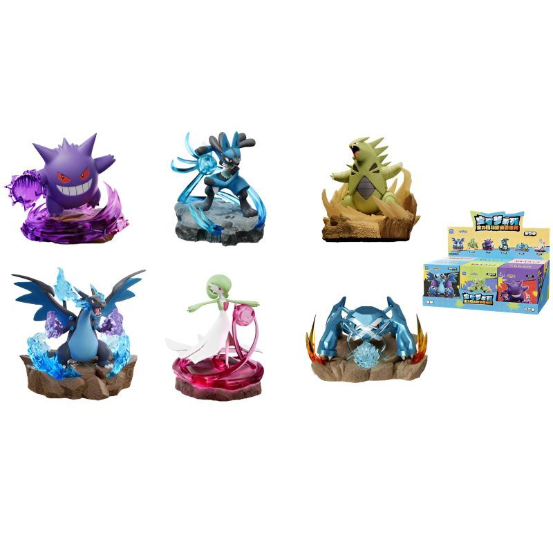 Genuino pokemon horizon lucha completa geng ghost escupir fuego dragón X mano oficina marea juego modelo poner regalo Item Picture
