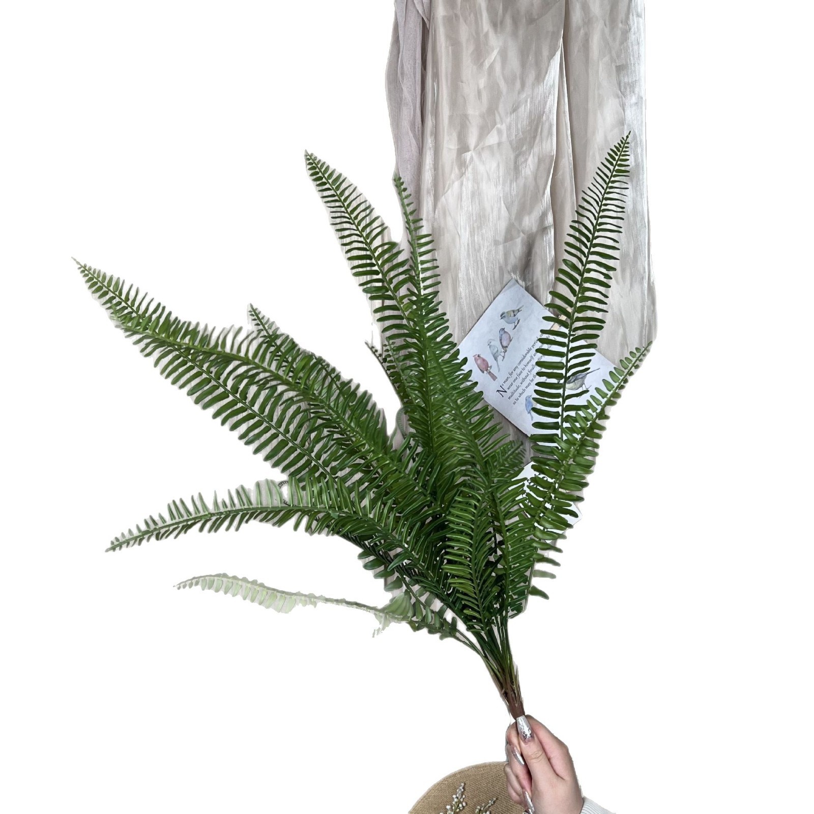 仿真绿植软胶壁挂酒店餐厅吊顶藤条挂饰植物婚庆地排软装室内装饰白底实物图