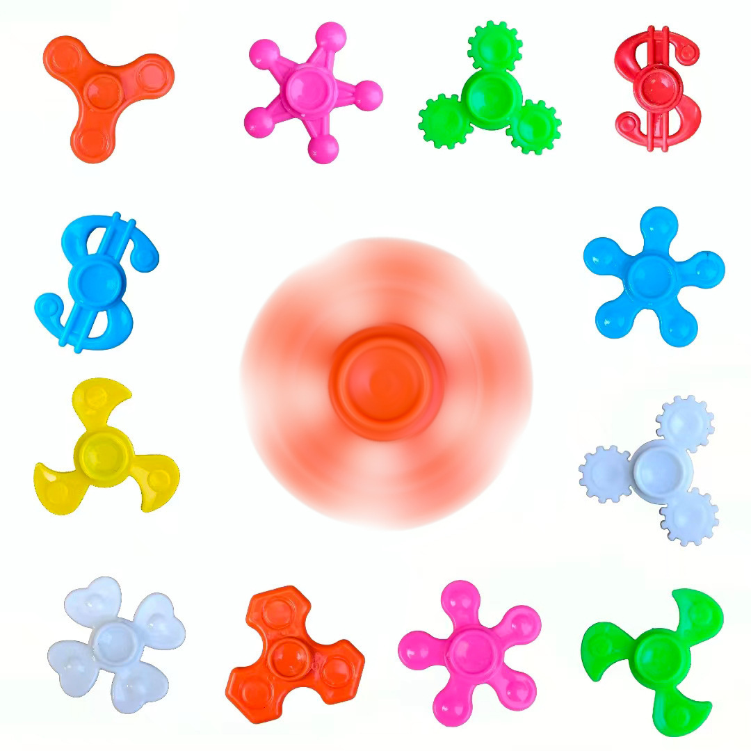 Amazon fidget Spinner eggshell accessories 4cm plastic mini fidget Spinner educational toys wholesale