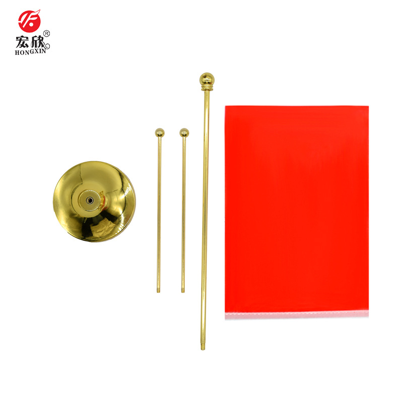 The Y-shaped flagpole, conference office table flag, business negotiation metal flag stand, desktop decoration, flag can be printed with logo Application Scenario