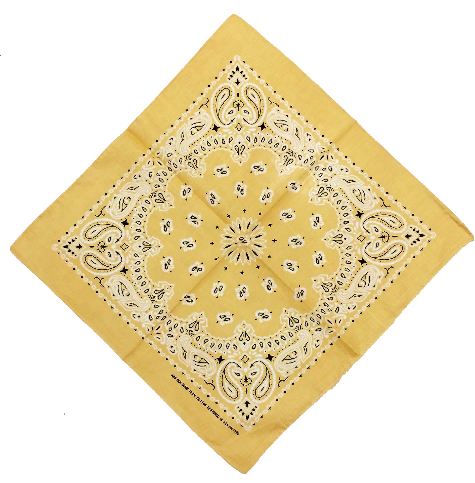 Cross-border pure cotton headscarf, sunflower Bandana scarf, outdoor printed all-cotton square scarf, wholesale in stock, printed log Item Picture