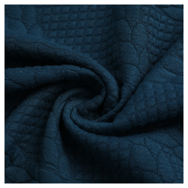 Knitted jacquard fabric tr knitted stretch dyed fabric 32s cotton-like polyester yarn weft knitted fabric Application Scenario