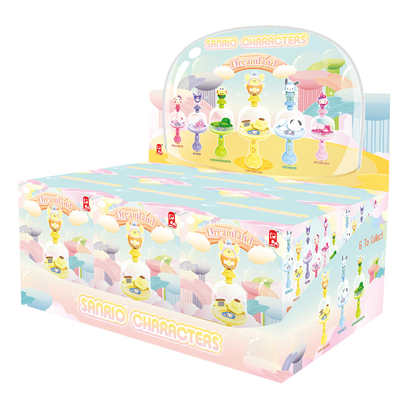 The official Sanrio family Dream Territory series blind box features a cute KT cat-themed decorative nest Item Picture