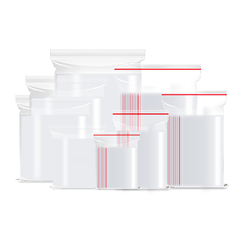 Wholesale of source food sealed bags in stock, thickened sealed bags, plastic jewelry packaging bags, transparent pe self-sealing bags Item Picture