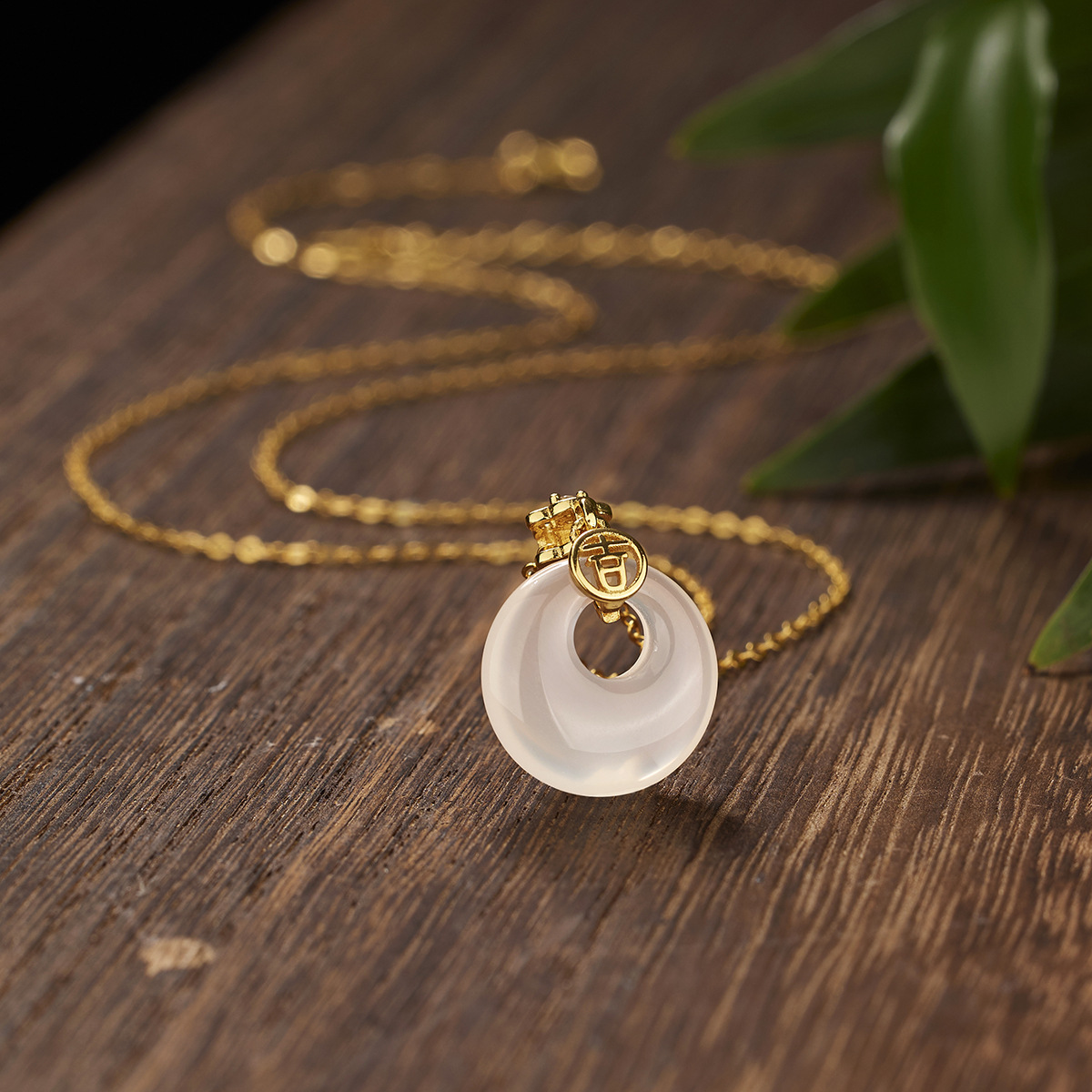 s925 sterling silver new auspicious and peaceful collarbone chain, simple and versatile, high-end girls' necklace wholesale Specification drawing