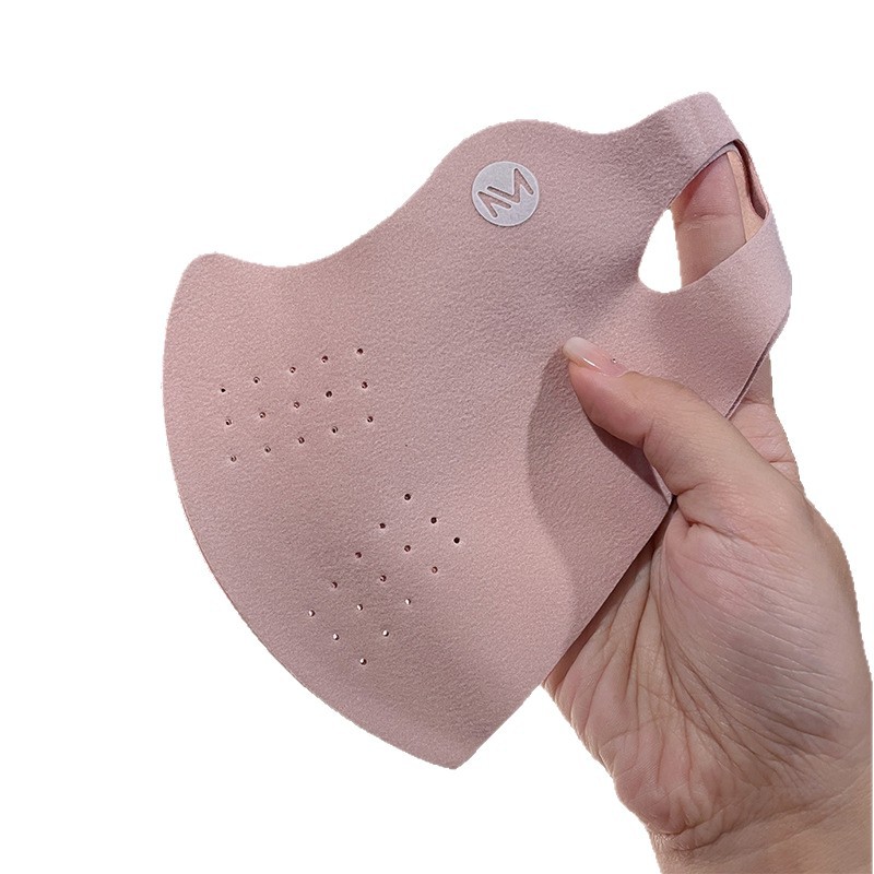 Collagen warm mask for autumn and winter, warm fleece support, breathable solid color, cold-proof, cycling, windproof, dust-proof face mask, sun protection Item Picture