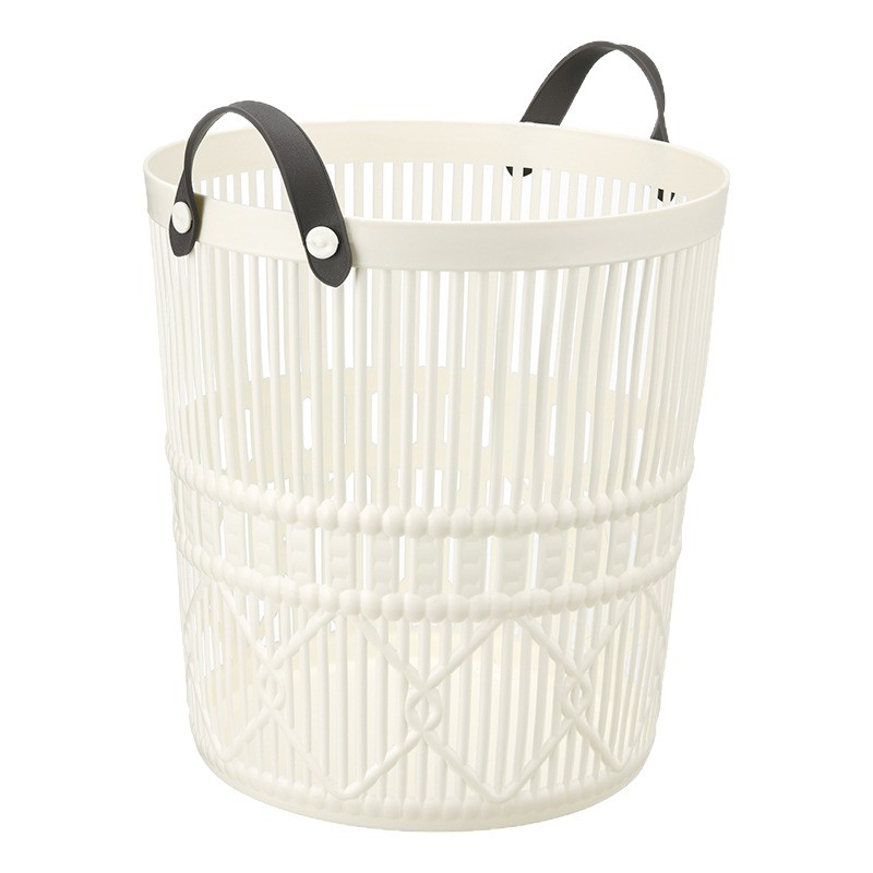 The breathable and hollowed-out style dirty clothes basket with large capacity and high appearance level is a popular foreign trade storage basket for dirty clothes Item Picture