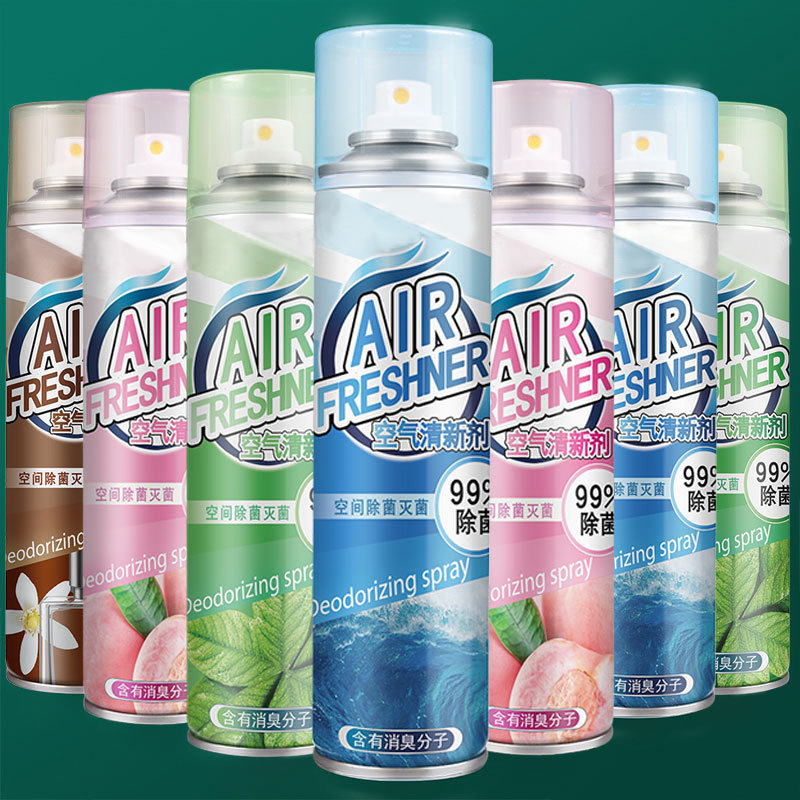 Fresh Aroma Diffuser, Air Freshener Spray can product, Fragrance agent Application Scenario