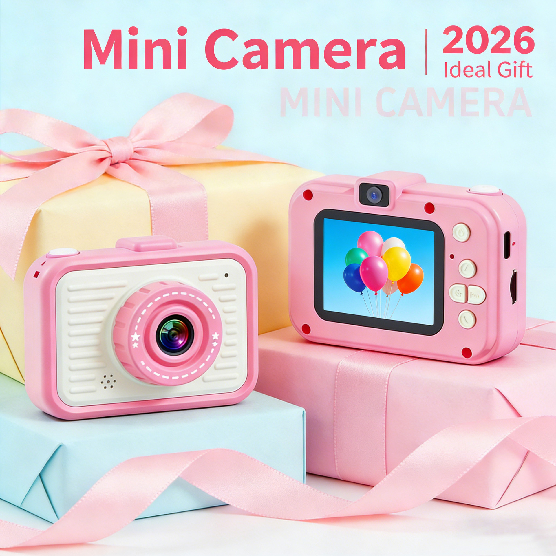 Sanrio Color Unicorn Children's Camera Mini Digital Camera Specification image