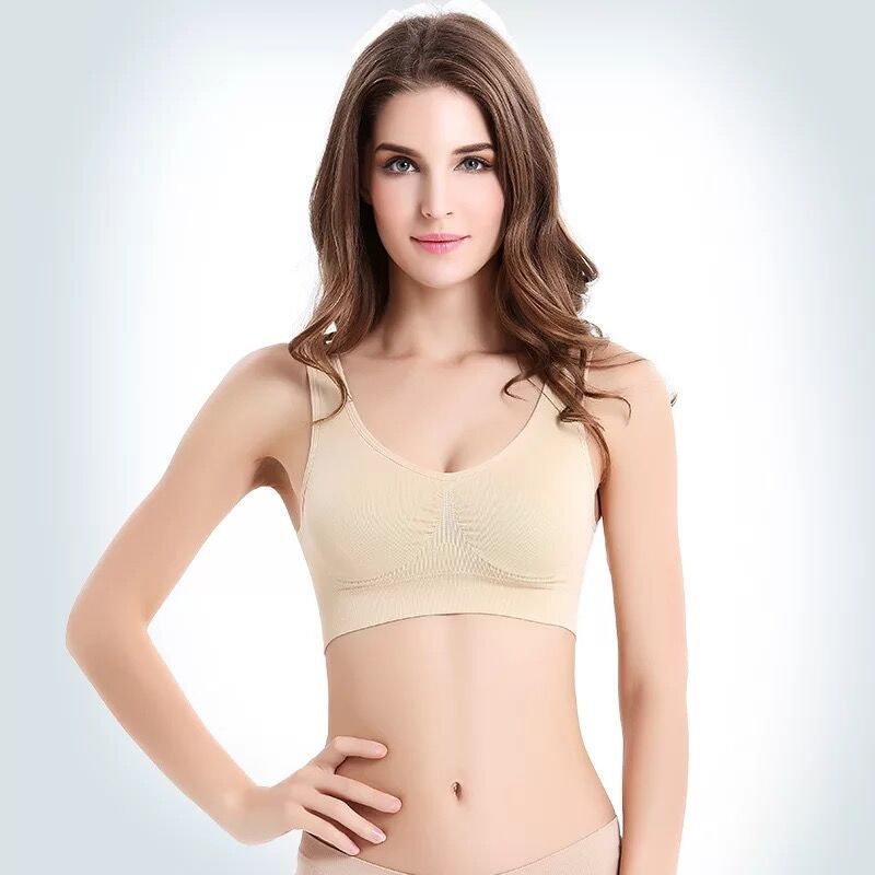 Cross-border exclusive export single-layer plus-size sports bras without breast pads or underpants Application Scenario