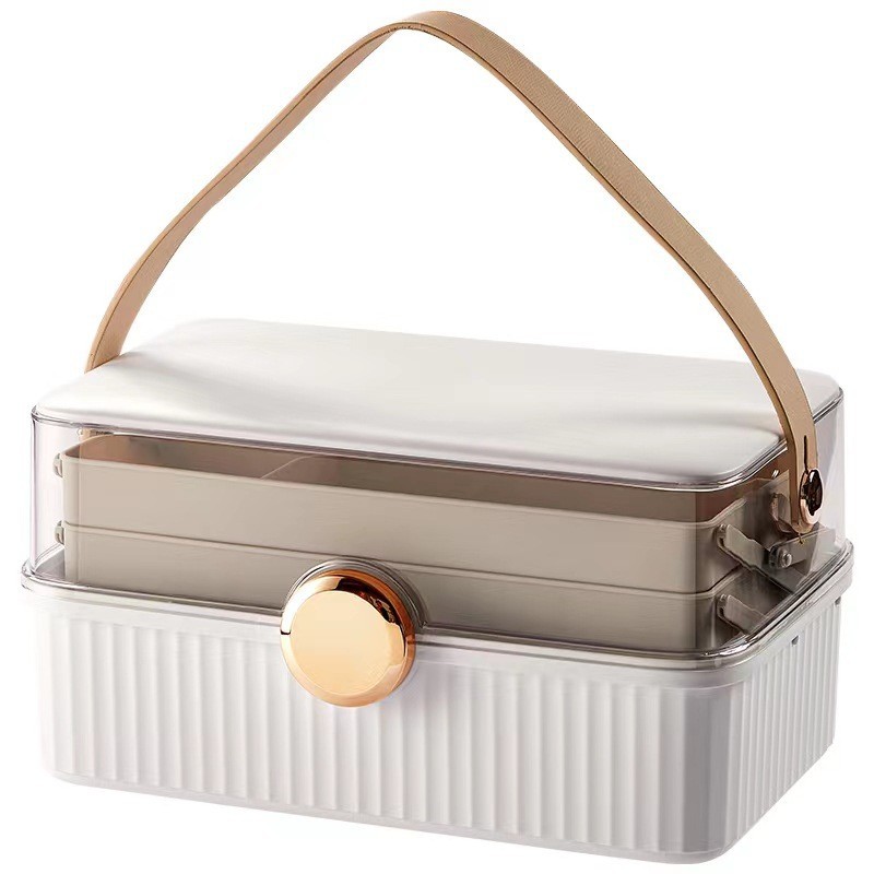 Medicine box, household medicine storage box, portable medicine box, large-capacity multi-layer regular medicine packaging box Item Picture