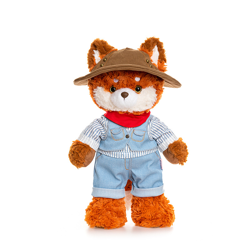 The versatile fashion rabbit doll Planet series plush toys monkey and red panda figurines are perfect birthday gifts for friends Item Picture