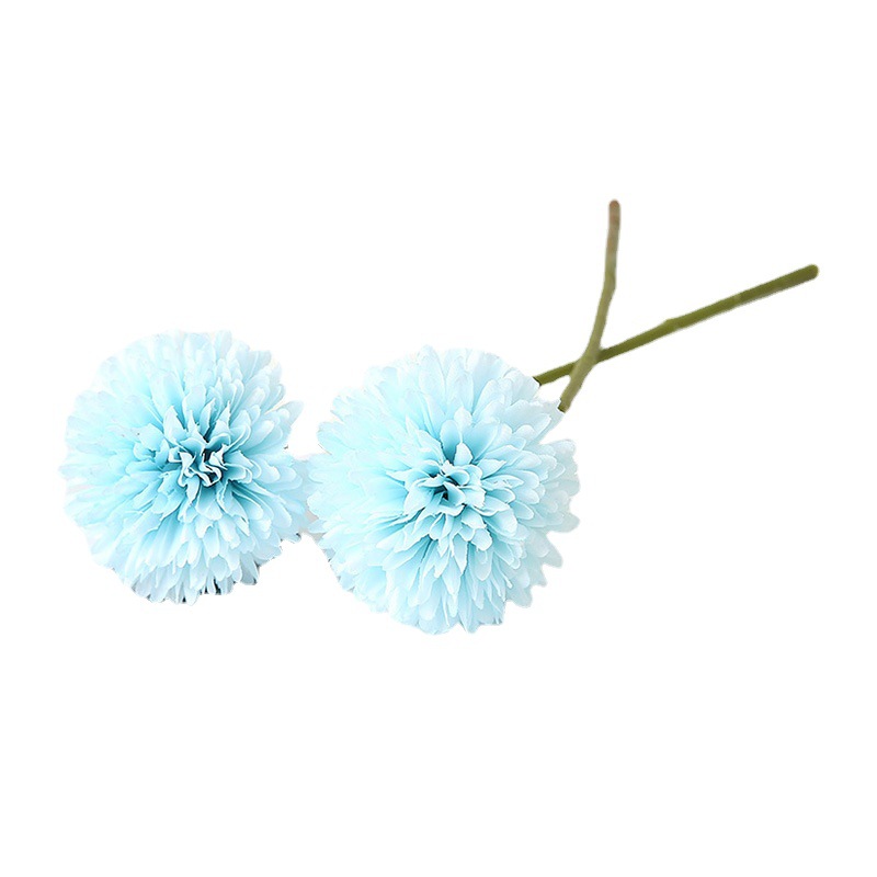 Dove simulation flower ball chrysanthemum, dandelion, scallion ball wedding decoration, hand bouquet, home decoration, table tennis ball chrysanthemum Item Picture