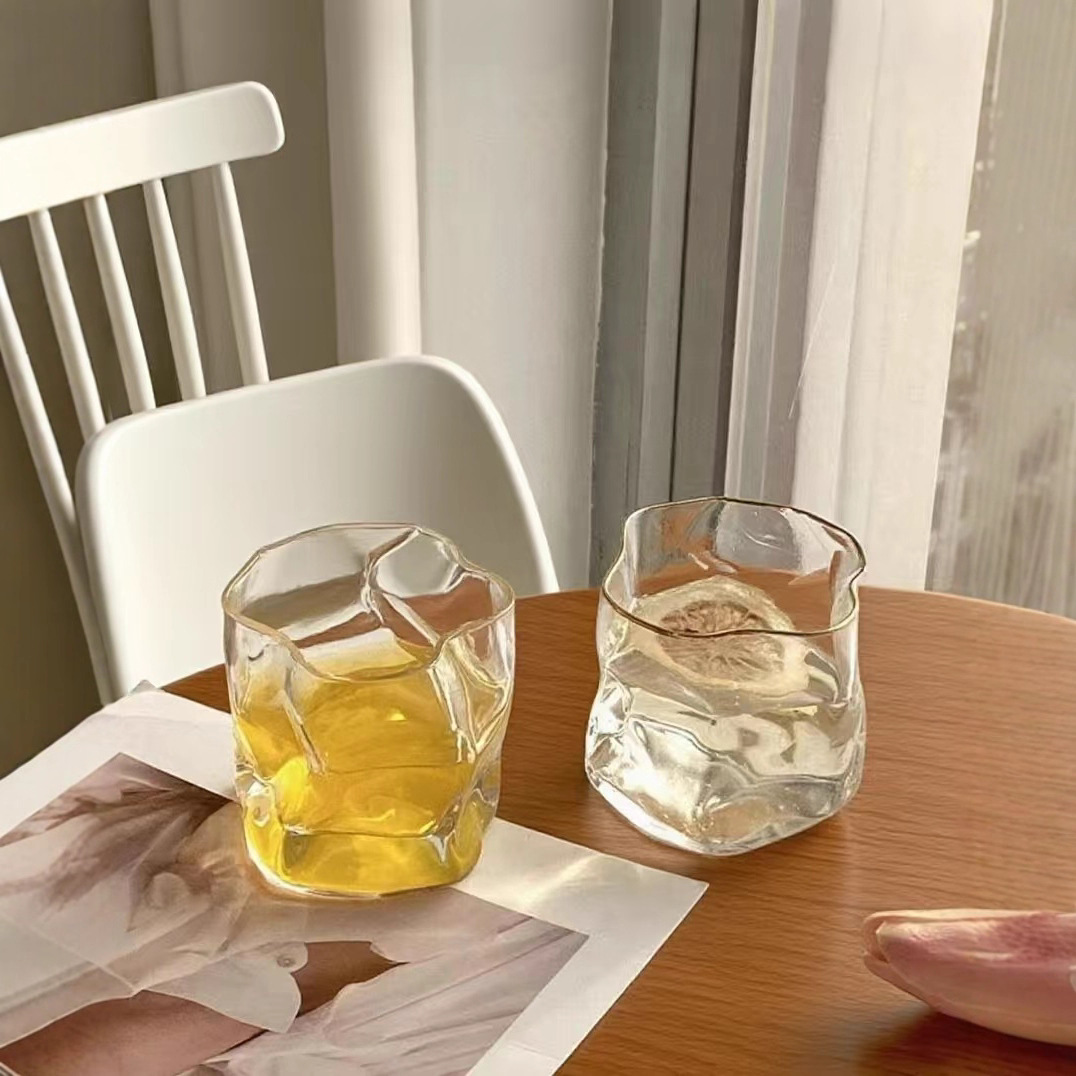 Tea cups, glass cups, whisky cups, foreign wine cups, small high-end cups, cold drink cups, high appearance level glass water cups, cups