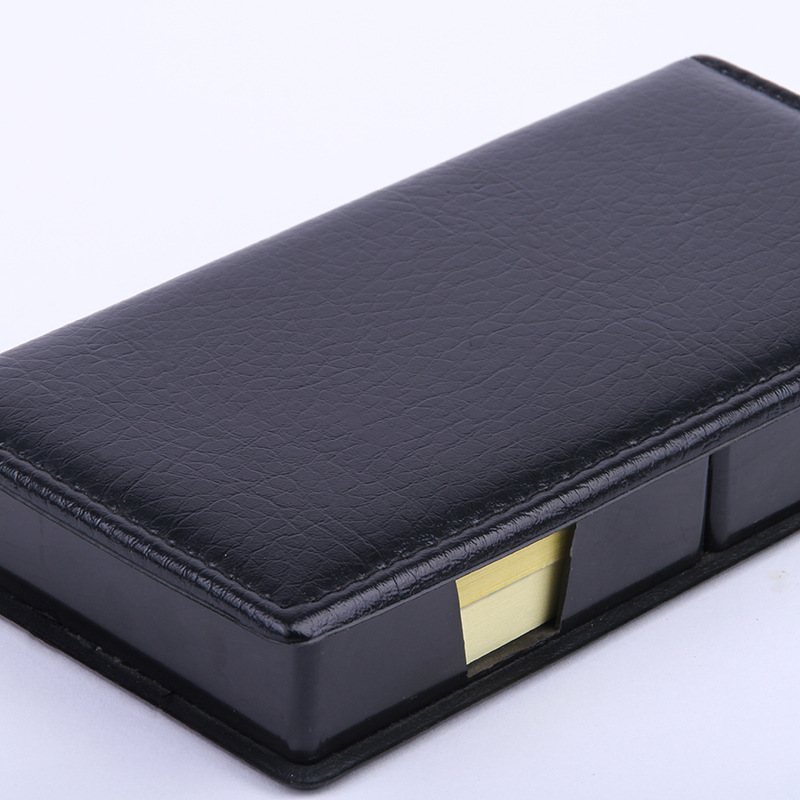 Jiuxing Stationery customizes business imitation leather boxes, sticky notes, high-end hardcover notice stickers, note-taking and printing advertisements Application Scenario