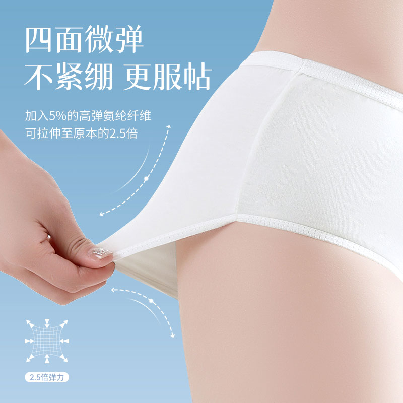 Disposable underwear for women, sterilized, individually packaged, travel, hotel, business trip, postpartum confinement, menstrual no-wash, daily disposable pants Specification image
