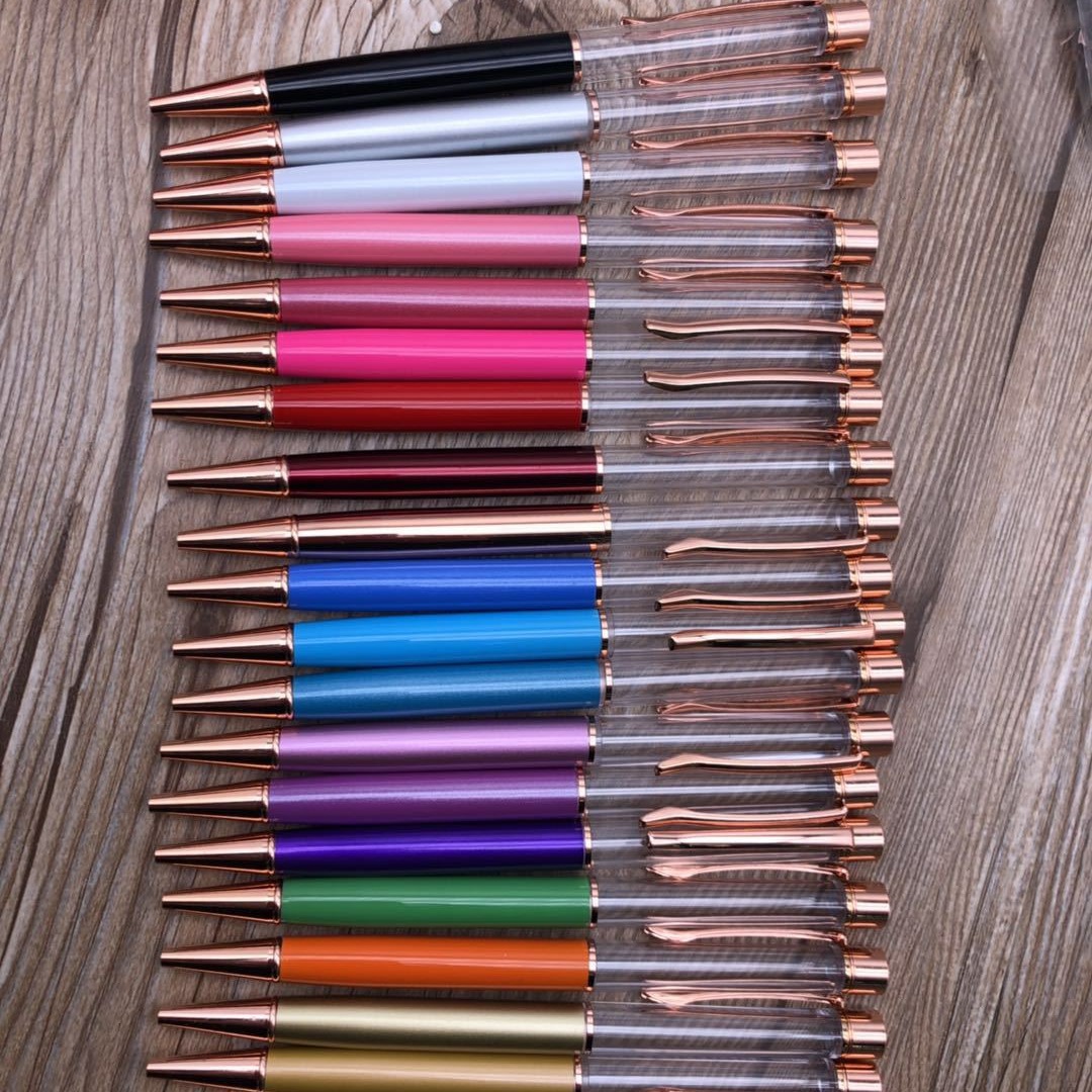 diy DIY oil pens, metal ballpoint pens, empty barrel pens, crystal pens and empty tube pens Specification drawing