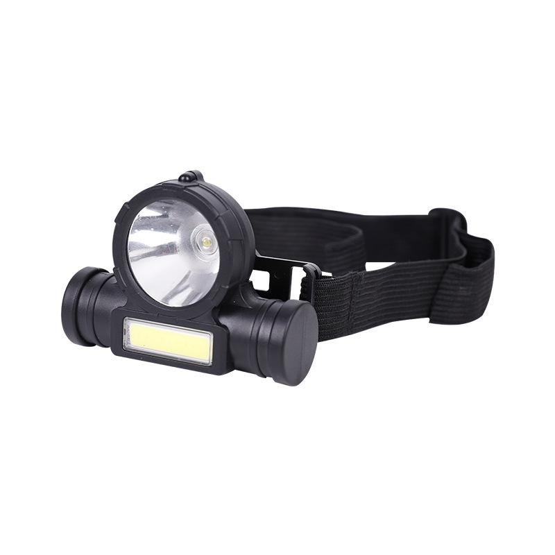 跨境户外C0B充电头戴式手电筒led钓鱼防水充电头灯长续航强光锂电
