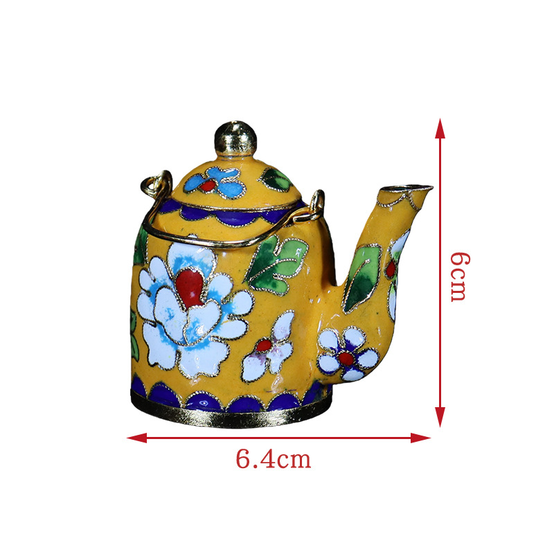 珐琅彩晶工艺品/装饰画/掐丝珐琅/珐琅/俄罗斯彩蛋白底实物图