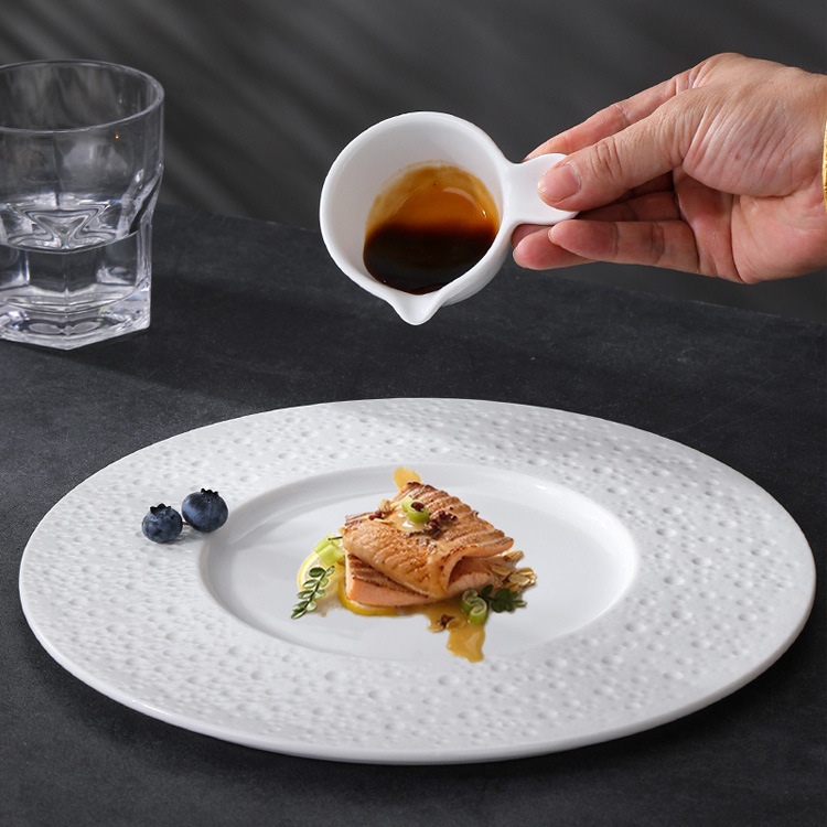 欧式盘子平盘西餐盘家用日式陶瓷圆形创意沙拉盘高级感北欧风摆盘