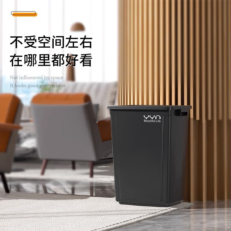 Wholesale of commercial large-capacity outdoor square kitchen and toilet uncovered trash cans, large household trash cans Application Scenario