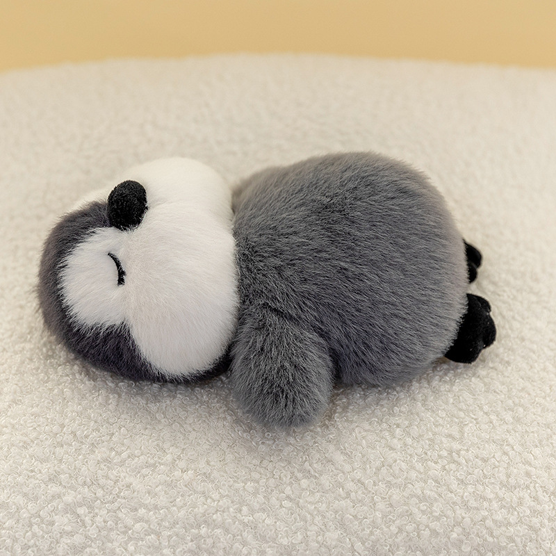 Wholesale of rear-lying panda plush toys, office brown bear wrist pads, fox elephant learning pads, penguin mouse pads Specification image