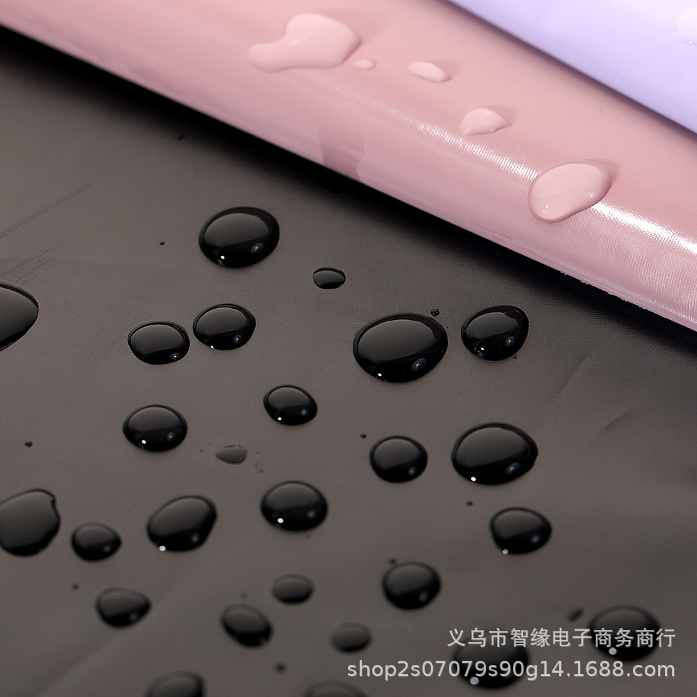 Bright leather PU coated paint surface, mirror-like pearlescent silver, waterproof fabric, head accessories, bags, down jackets, pet clothes, sleeve covers details Picture