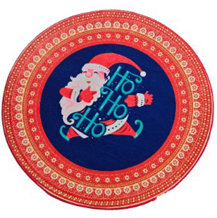 地毯/礼拜毯/卧室地毯/东达地毯/入户门地垫白底实物图