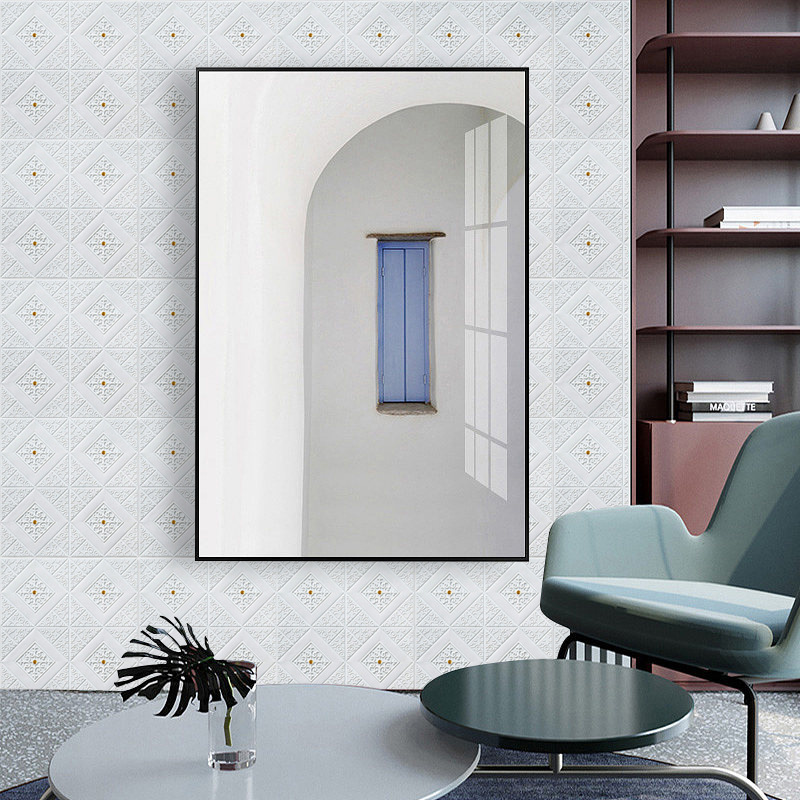 3D Stereoscopic Creative Wall Stickers For Living Room And Bedroom, Brick-Patterned Tv Background Wall, Waterproof Self-Adhesive Wallpaper, Wall Skirt Wallpaper details Picture