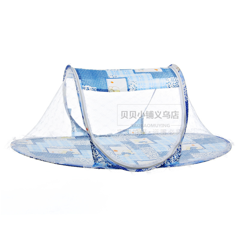 厂家直销娇宝婴儿可折叠便携蒙古包宝宝蚊帐婴儿床睡帐斜纹布